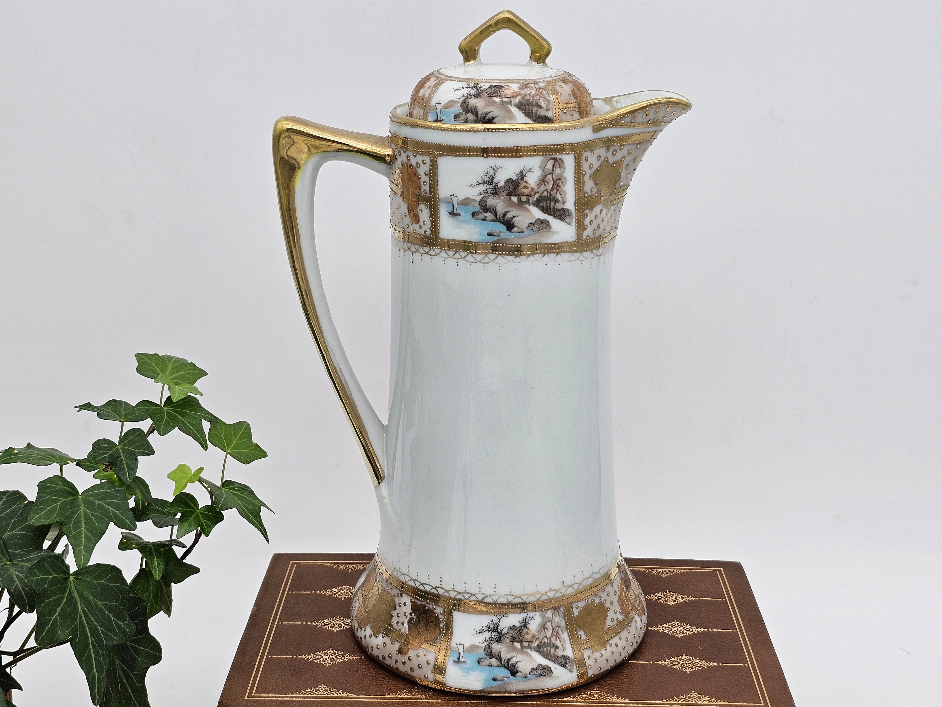 Nippon Chocolate Pot - Etsy