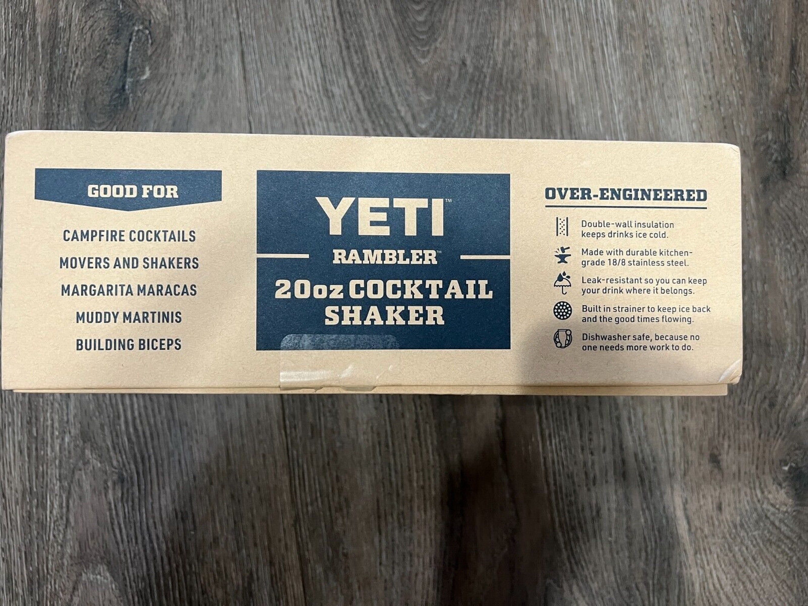 YETI Shaker 20 oz. Rambler Cocktail Shaker Stainless Steel NEW IN BOX -  household items - by owner - housewares sale 