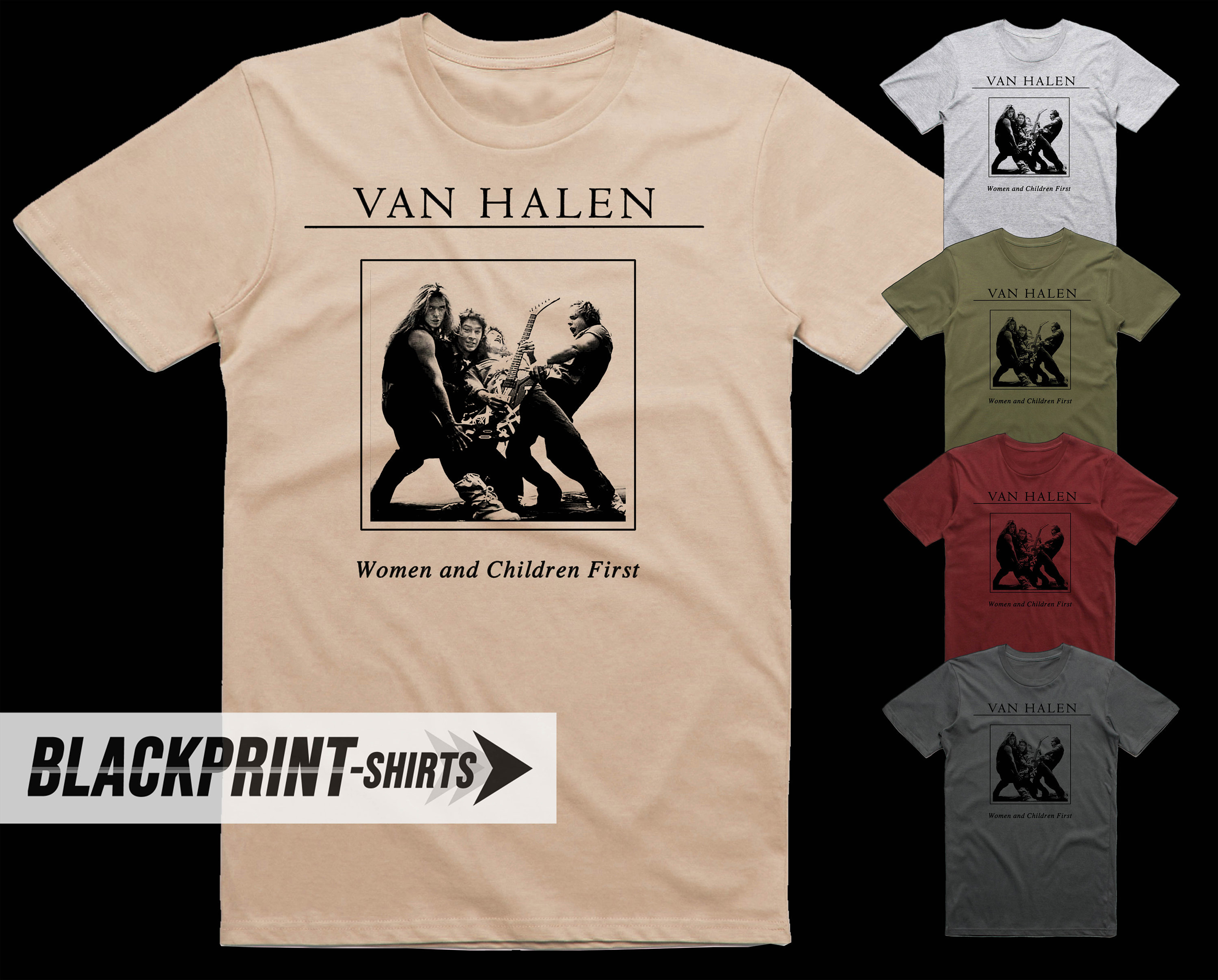 Van halen women's shirt sale