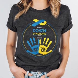 Magliette per la Giornata mondiale della sindrome di Down, maglietta per la consapevolezza sulla sindrome di Down, maglietta per la Giornata della sindrome di Down, regalo di sensibilizzazione, regalo di sensibilizzazione sulla sindrome di Down