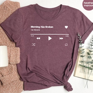 Custom Song Name Shirt, Personalized Artist Name Shirt, Favorite Song Shirt, Custom Song Shirt Gift for Music Lovers Custom Music Player Tee