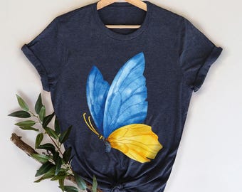 Chemise Ukraine, Chemises Ukraine pour femmes, Cadeaux pour les Ukrainiens, Sweat-shirt à col rond de l'Ukraine, T-shirts graphiques du drapeau de l'Ukraine, Tenue de soutien à l'Ukraine