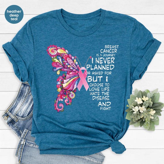 Breast Cancer Shirt, Breast Cancer Support Squad Shirt, Breast Cancer Survivor Shirt, Cancer Warrior Shirt, Breast Cancer Fighter Shirt