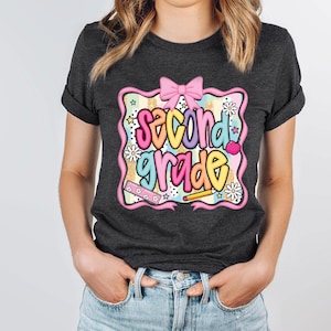 Second Grade Shirt, 2nd Grade Shirt Kid Girl, 2nd Grade Teacher Shirt, Second Grade Teacher Shirt, Second Grade Shirt Girl, Grade Level Tees