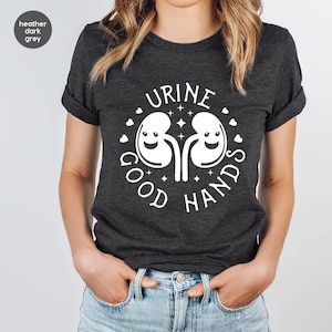 Dialysis Nurse Gifts, Nephrology Nurse Shirts, Kidney Disease Shirt, Dialysis Tech Vneck TShirt, Dialysis Tech Shirt, Urine Good Hands Shirt