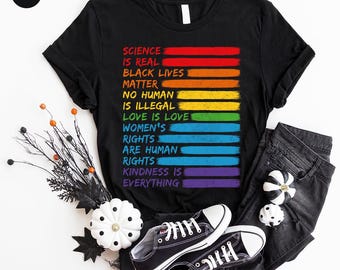 Black Lives Matter Shirt, Women's Rights T-Shirt, Black History Month, Love Is Love Tee, Human Rights Shirt