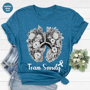 Custom Lung Cancer Shirt, Personalized Lung Cancer Shirt, Lung Cancer Awareness Shirt, Lung Cancer Fighter Shirt, Cancer Support Group Shirt