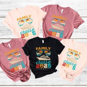 Camisetas de crucero familiar 2025, camisetas de crucero a juego, camiseta de crucero familiar, camiseta de crucero familiar a juego, camiseta de viaje de crucero, camisetas de equipo de crucero