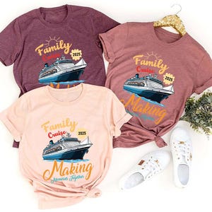 Camisetas de crucero familiar 2025, camiseta de crucero a juego, camiseta de crucero familiar, camiseta de crucero familiar a juego, camiseta de equipo de crucero, camiseta de crucero personalizada