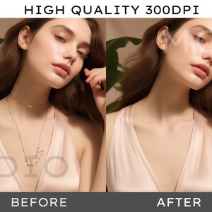 Necklace Mockups Bundle, Necklace Models, jewelry Mockups, High Quality Mockups Necklace Models image 3