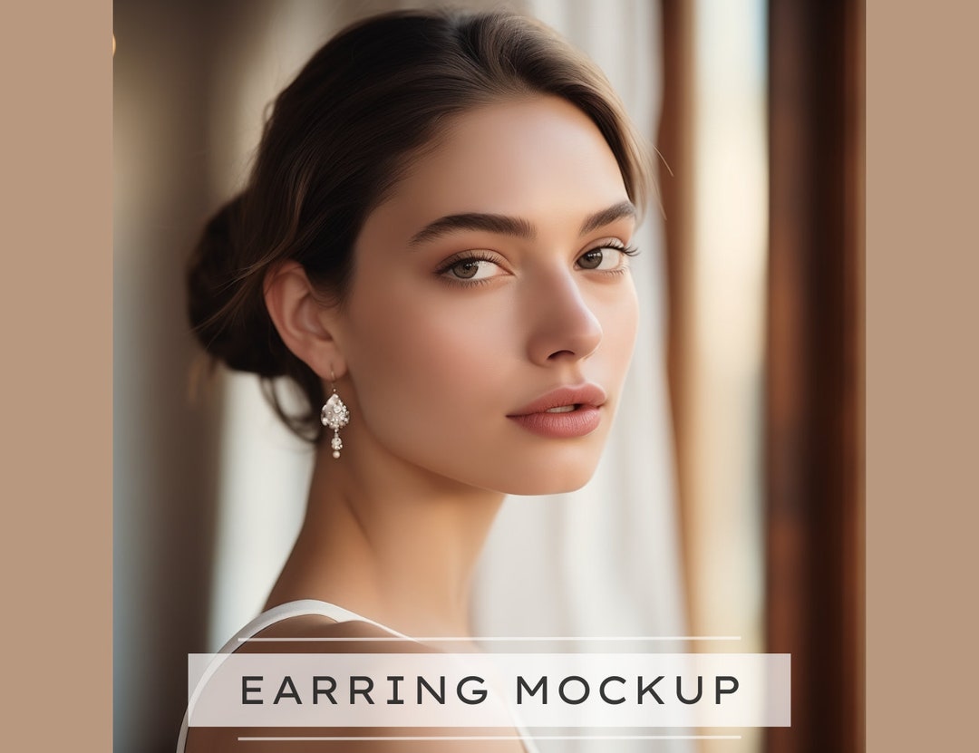 Earring Mockup, Earring Display Model, Earring Jewellery Mockups, High