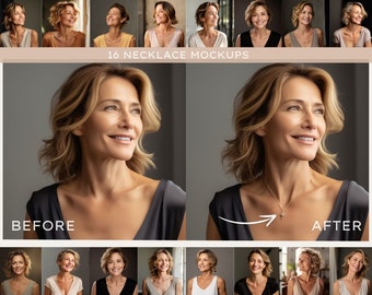 Pacchetto mockup di collana, modelli di collana, mockup di gioielli, modelli di collana mockup di alta qualità