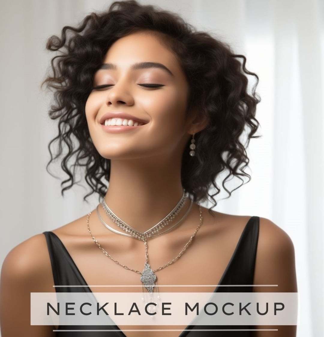 Necklace Mockups, Jewelry Mockup, Necklace Display, Jewelry Design