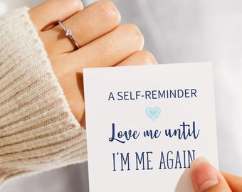 Self Love Ring - Love Me Until I'm Me Again  Ring - Sterling Silver Ring -  Birthday Gift For Her - Gifts For Daughter - Best Friend Gifts