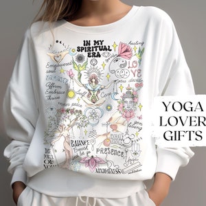 Yoga Meditation Sweatshirt Spiritual Affirmation Relaxation Sweater Yoga Top In My Era Tee Chakra Self Care Gift Yoga Teacher Birthday Gift