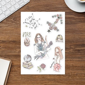 Boogschutter sticker dierenriem telefoon sticker meisje dagboek stickers laptop waterfles sticker Tumbler verjaardag boogschutter dierenriem cadeau diy