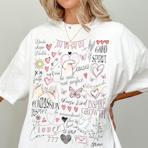 Camiseta New Era con Afirmación Positiva, Transformación, Regalo de Crecimiento Personal, Salud Mental, Cita Motivacional y Alentadora, Atuendo para el Hogar