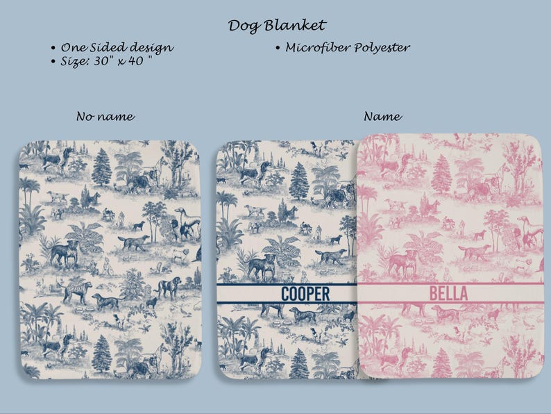 Custom Dog Bowl Mat Bone Shape Personalized Dog Food Feeding Placemat Non Slip Name Toile Luxury Kitchen New Puppy Mother Gift Dog Owner Dog Lap Blanket 30x40