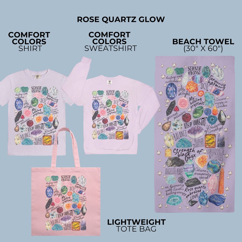 Camiseta de cristal, camiseta de geología, regalo para coleccionistas de minerales, camiseta para amantes de la geología, regalo de cumpleaños para aficionados a las rocas, regalo para profesores de ciencias de la Tierra, camiseta para coleccionistas de paleontología y mineros. Rose Quartz Glow