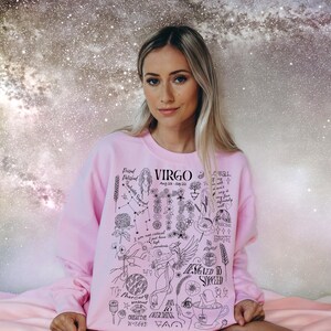 Sweat zodiaque cadeau poissons Bélier pull Affirmation chemise EVJF astrologie anniversaire tenue fête des mères femme taureau cadeau fille image 3