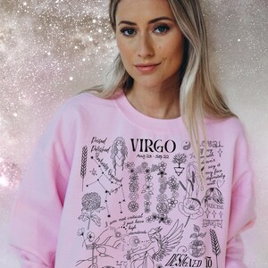 Sweat zodiaque cadeau poissons Bélier pull Affirmation chemise EVJF astrologie anniversaire tenue fête des mères femme taureau cadeau fille image 20