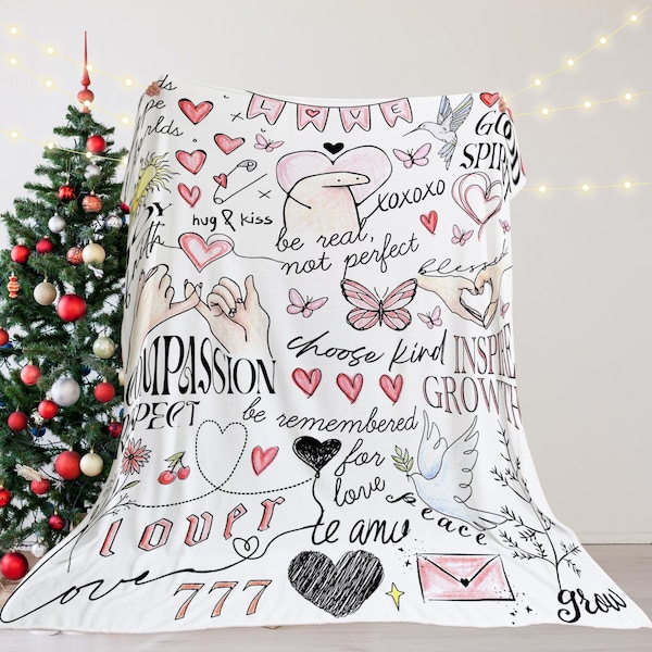New! Queen Size Silk Touch Ultra Soft Blanket - Lucky in Love