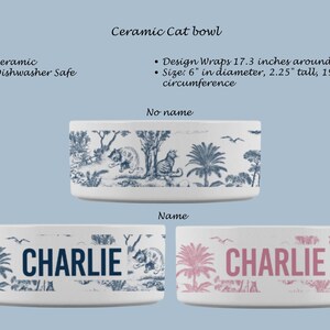 Custom Cat Bowl Mat Personalized Cat Food Mat Name Toile Luxury Aesthetic Placemat Non Slip Floor Mat Kitchen Cat New Kitten Gift Cat Owner image 15