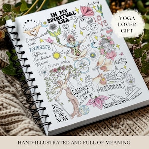 Self Care Journal Gratitude Journal Notebook Spiritual Journal Mental Health Gift Agenda Yoga Teacher Retreat Birthday Gift Yoga Instructor