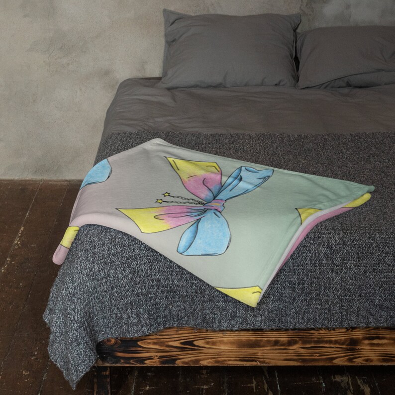 Danish Pastel Throw Blanket Sweet Sofa Cover Aesthetic Baby Etsy