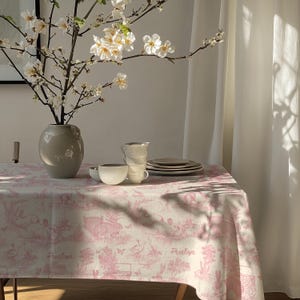 Ostertischdecke Grün Hase Toile Tischwäsche Frühling Dekor Esszimmer Tischdecke Familie Party Dekoration Osterei Bild 12