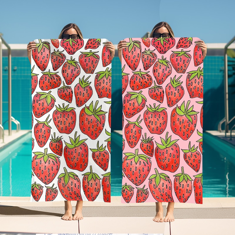 Strawberry Golf Towel