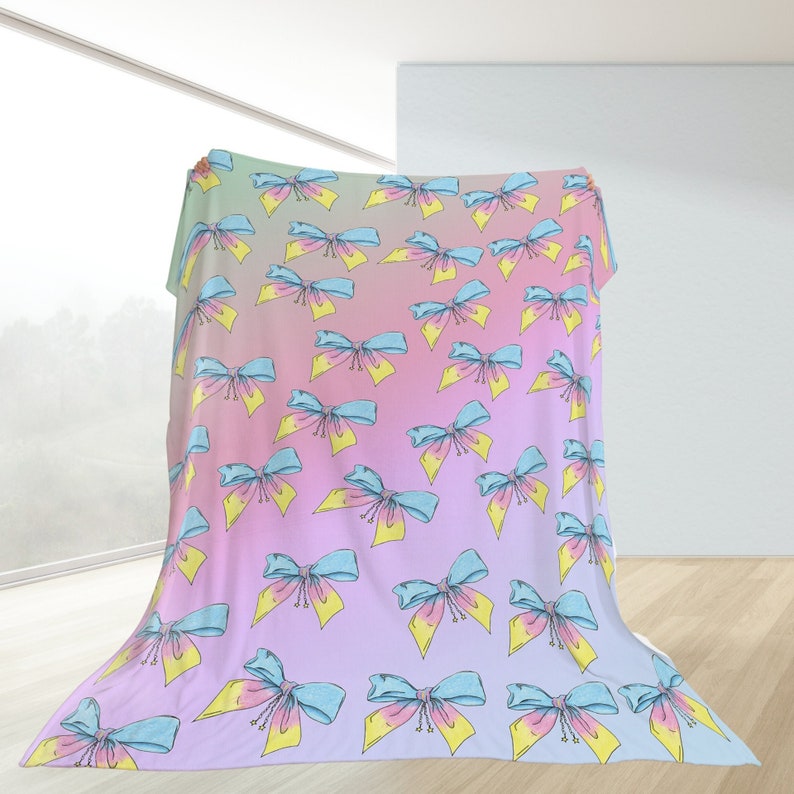 Danish Pastel Throw Blanket Sweet Sofa Cover Aesthetic Baby Etsy