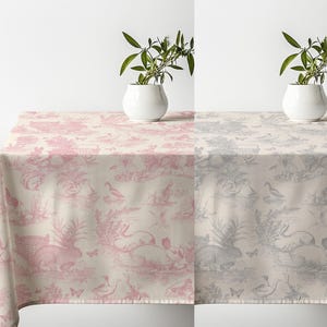 Ostertischdecke Grün Hase Toile Tischwäsche Frühling Dekor Esszimmer Tischdecke Familie Party Dekoration Osterei Bild 16