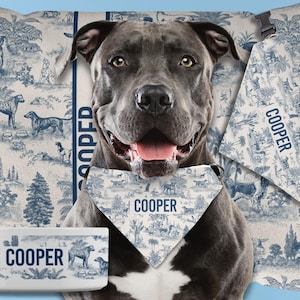 Custom Dog Bowl Mat Bone Shape Personalized Dog Food Feeding Placemat Non Slip Name Toile Luxury Kitchen New Puppy Mother Gift Dog Owner image 11