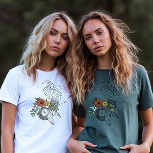 Capricorn Shirt Retro Zodiac Tee Organic Fairycore Top Retro Aesthetic Mermaidcore Tshirt Personalized Cute Capricorn Gifts Daughter Friend image 2