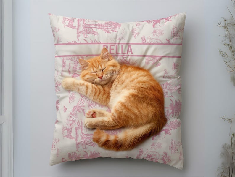 Cute Cat Bowl Mat Pink Girl Cat Food Mat Cat Toile Sweet Luxury Aesthetic Placemat Non Slip Floor Mat Kitchen Cat New Kitten Gift Cat Owner image 19
