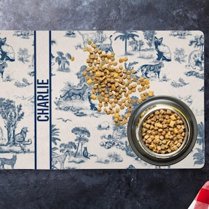Cute Cat Bowl Mat Pink Girl Cat Food Mat Cat Toile Sweet Luxury Aesthetic Placemat Non Slip Floor Mat Kitchen Cat New Kitten Gift Cat Owner image 13