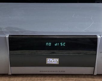 Afreey LD-2020(U) DVD CD Player Silver Tested & Working With Remote Early 2000s