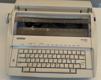 Brother ML-100 Electronic Typewriter New Open Box with New Sealed Box of Toner