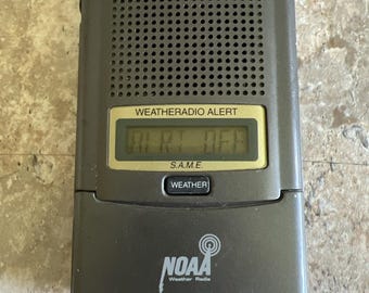 RadioShack 12-254 Tragbares NOAA Wetter Radio AM / FM 7 Kanal getestet