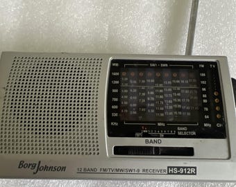Vintage Sony ICF-7601 Multi-band Radio: 12-band Worldwide Receiver