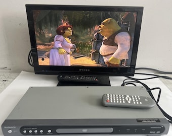 Reproductor de DVD/CD Magnavox MSD126 con escaneo progresivo y control remoto (probado)
