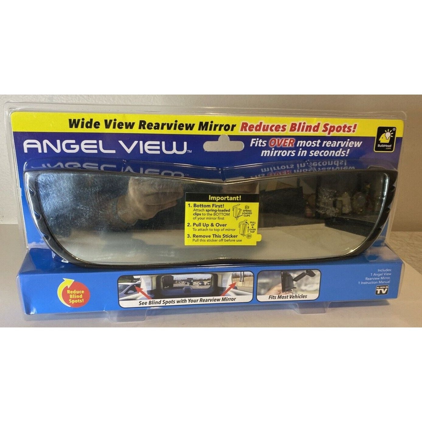 Angel View™  Wide View Mirror Attachment