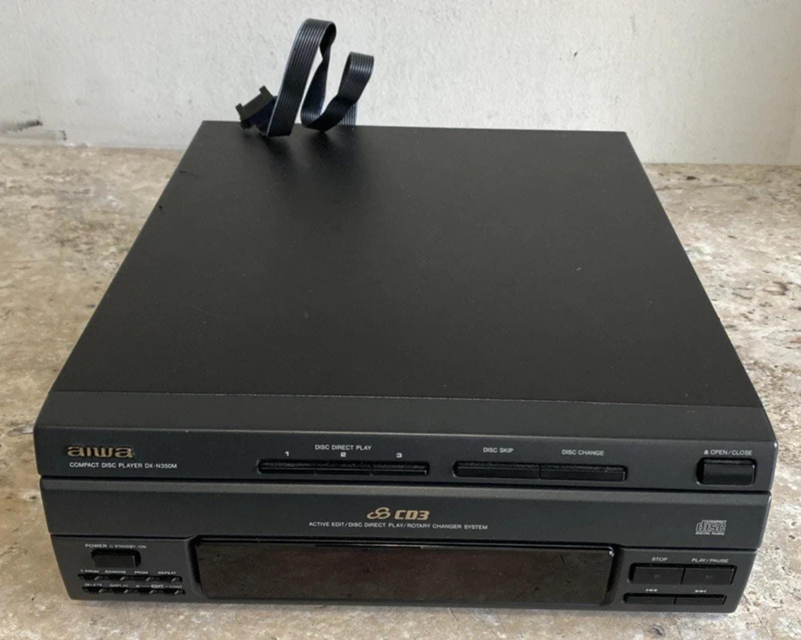 邦楽 AIWAKARE Aiwa DX-N350M 3-disc Carousel CD Player Tested Works Vintage Audio
