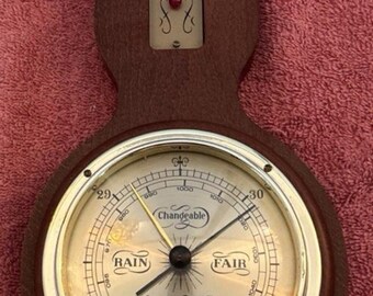 Vintage LL Bean Brass Dial Thermometer - Etsy