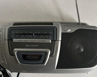 Lenoxx Sound CT-992 AM/FM Radio Cassette Recorder Boombox Tested Works