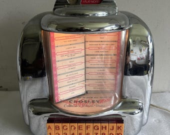 Crosley Wähle-O-Matic 100 Jukebox Radio Kassettenrekorder Spirit of St Louis