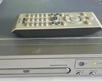 Reproductor de DVD Philips DVP1013 con mando a distancia. Probado y en funcionamiento.