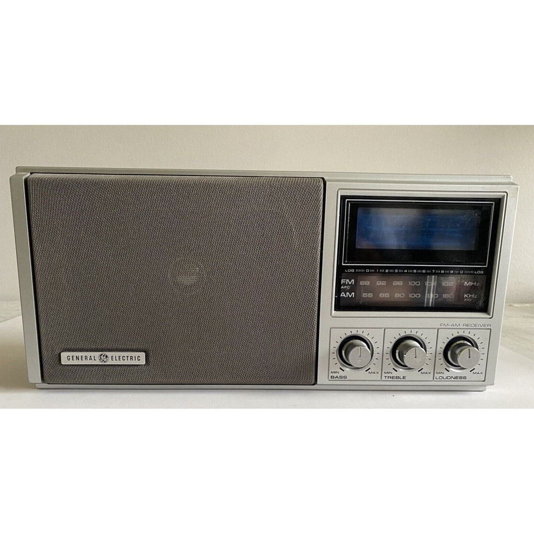 General Electric AM FM Clock Radio Model 7-4691A Desk Top - Etsy