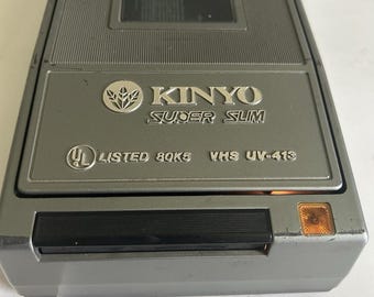 Vintage Kinyo Super Slim Rewinder VHS Tape Getestet & Funktioniert